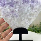 Chevron Amethyst Crystal Slice on a Stand, 4.9 lbs & 13.8" Tall #5621AC - 014 - Brazil GemsBrazil GemsChevron Amethyst Crystal Slice on a Stand, 4.9 lbs & 13.8" Tall #5621AC - 014Slices on Fixed Bases5621AC - 014