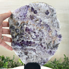 Chevron Amethyst Crystal Slice on a Stand, 5.2 lbs & 13.6" Tall #5621AC - 017 - Brazil GemsBrazil GemsChevron Amethyst Crystal Slice on a Stand, 5.2 lbs & 13.6" Tall #5621AC - 017Slices on Fixed Bases5621AC - 017