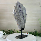 Chevron Amethyst Crystal Slice on a Stand, 9 lbs & 17.5" Tall #5621AC - 019 - Brazil GemsBrazil GemsChevron Amethyst Crystal Slice on a Stand, 9 lbs & 17.5" Tall #5621AC - 019Slices on Fixed Bases5621AC - 019