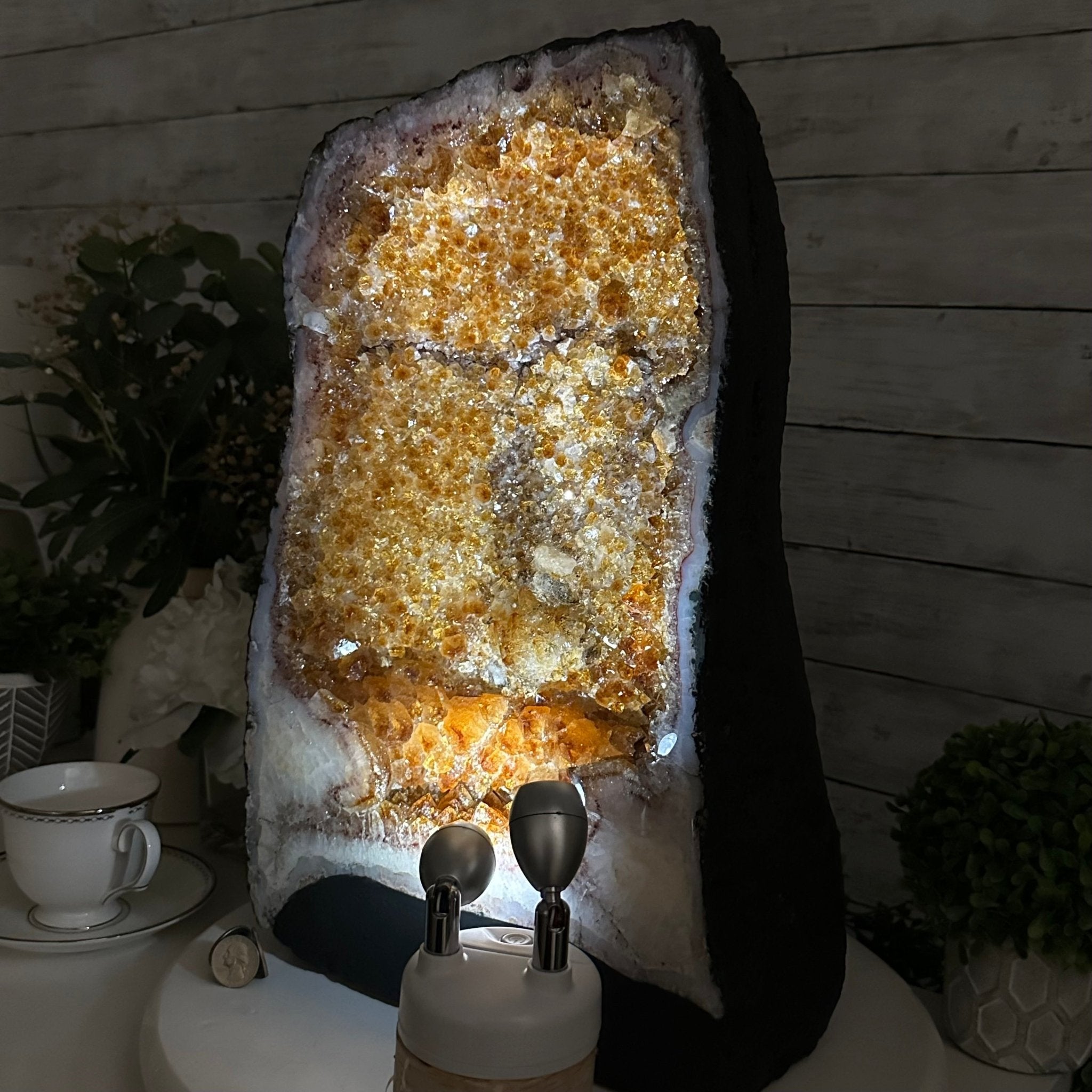 Citrine Cathedral, 53.5 lbs & 17.3" Tall #5603-0337 - Brazil GemsBrazil GemsCitrine Cathedral, 53.5 lbs & 17.3" Tall #5603-0337Cathedrals5603-0337