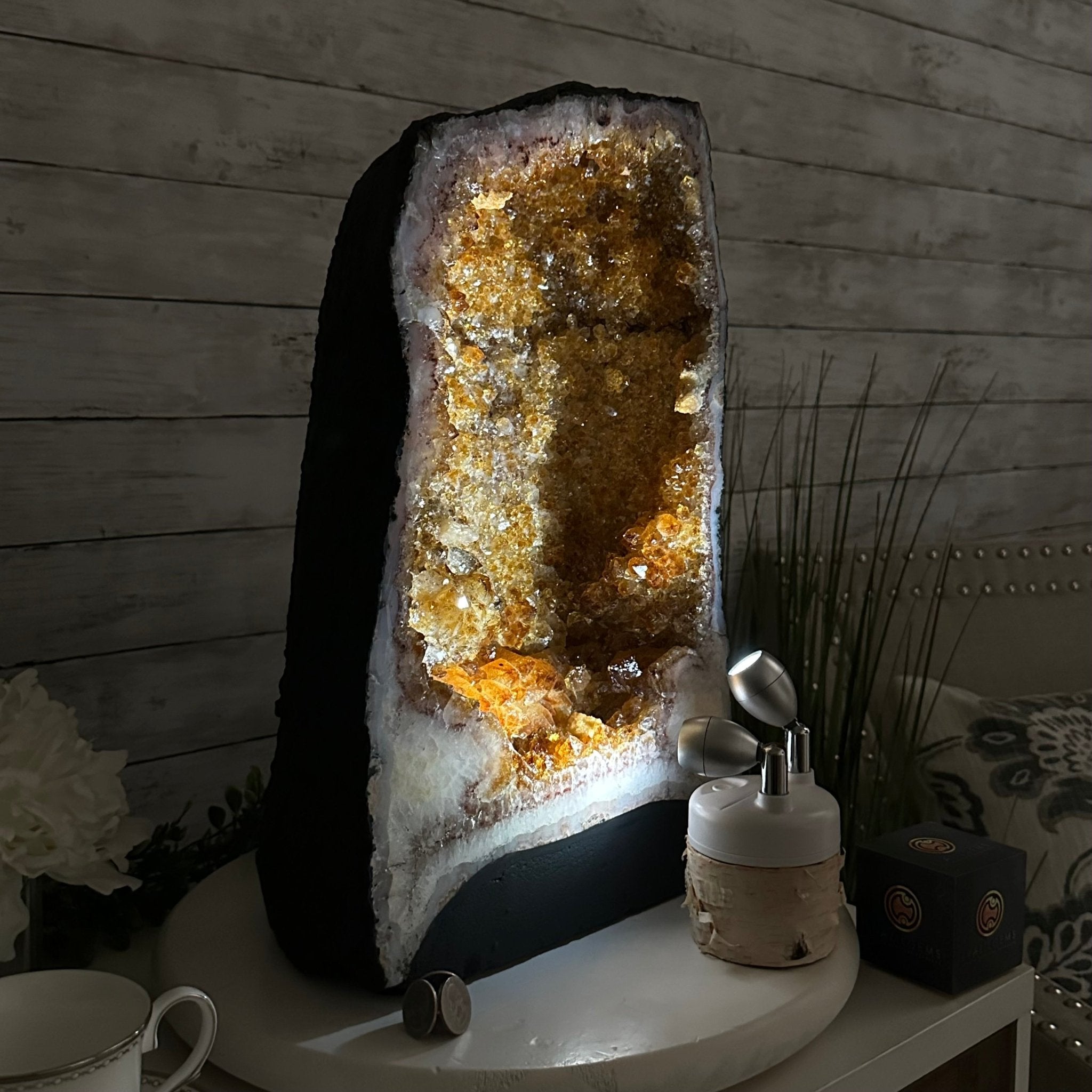 Citrine Cathedral, 53.5 lbs & 17.3" Tall #5603-0337 - Brazil GemsBrazil GemsCitrine Cathedral, 53.5 lbs & 17.3" Tall #5603-0337Cathedrals5603-0337