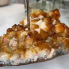 Citrine Cluster Votive Candleholder, ~7.5" tall Model #5557CITR by Brazil Gems - Brazil GemsBrazil GemsCitrine Cluster Votive Candleholder, ~7.5" tall Model #5557CITR by Brazil GemsCandleholders5557CITR