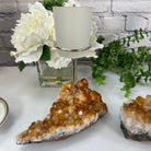 Citrine Cluster Votive Candleholder, ~7.5" tall Model #5557CITR by Brazil Gems - Brazil GemsBrazil GemsCitrine Cluster Votive Candleholder, ~7.5" tall Model #5557CITR by Brazil GemsCandleholders5557CITR