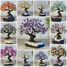 Clear Quartz 9" Tall Handmade Gemstone Tree on a Crystal base, 120 Gems #5403CLRQ - Brazil GemsBrazil GemsClear Quartz 9" Tall Handmade Gemstone Tree on a Crystal base, 120 Gems #5403CLRQGemstone Trees5403CLRQ