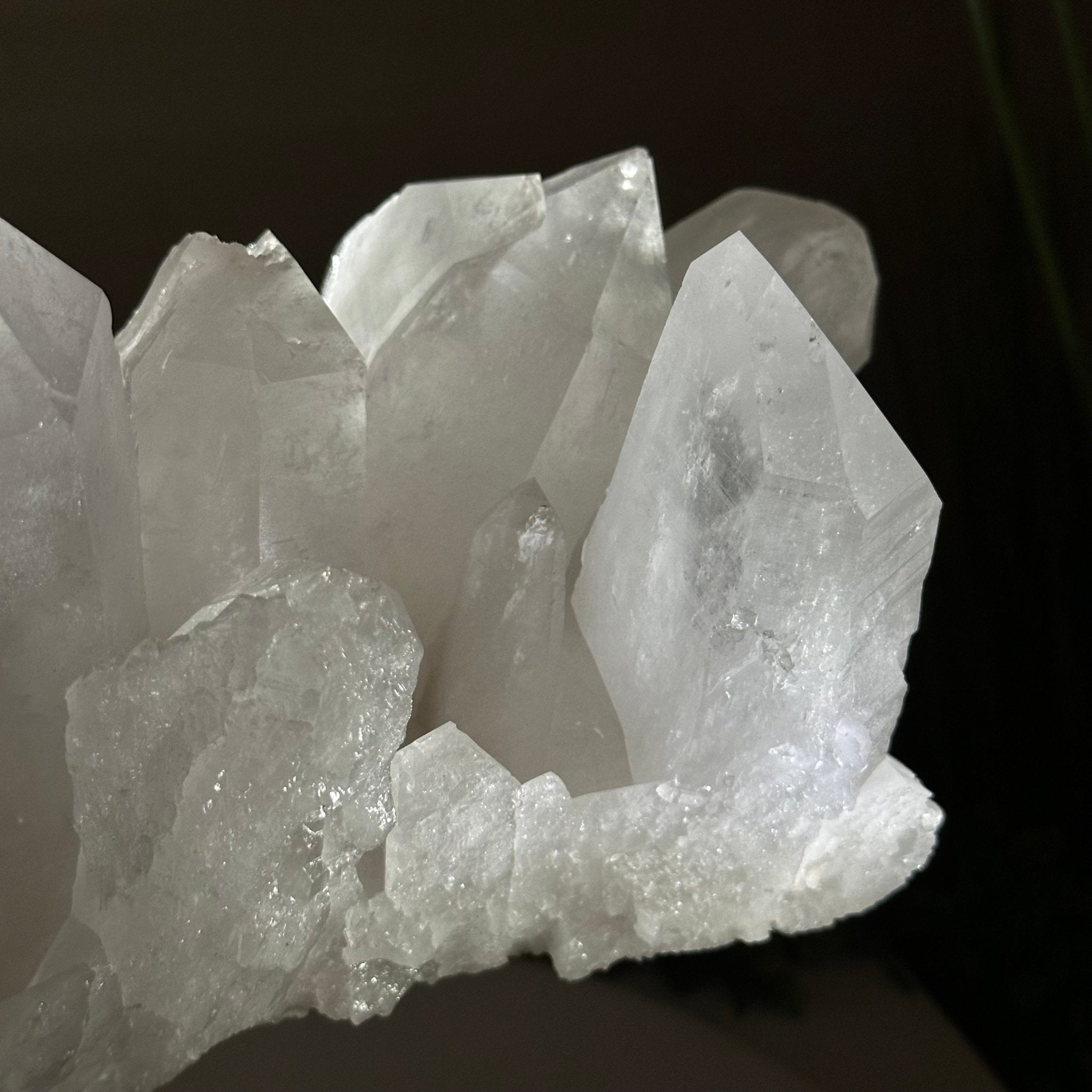 Clear Quartz Crystal Point on a Metal Stand, 13.6 lbs & 11.6" Tall #3122CQ - 037 - Brazil GemsBrazil GemsClear Quartz Crystal Point on a Metal Stand, 13.6 lbs & 11.6" Tall #3122CQ - 037Crystal Points3122CQ - 037