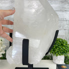 Clear Quartz Crystal Point on Rotating Base, 40.1 lbs & 18.4" Tall #3120CQ-008 - Brazil GemsBrazil GemsClear Quartz Crystal Point on Rotating Base, 40.1 lbs & 18.4" Tall #3120CQ-008Crystal Points3120CQ-008