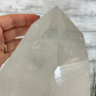 Clear Quartz Crystal Point on Rotating Base, 40.1 lbs & 18.4" Tall #3120CQ-008 - Brazil GemsBrazil GemsClear Quartz Crystal Point on Rotating Base, 40.1 lbs & 18.4" Tall #3120CQ-008Crystal Points3120CQ-008