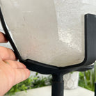 Clear Quartz Crystal Point on Rotating Base, 40.1 lbs & 18.4" Tall #3120CQ-008 - Brazil GemsBrazil GemsClear Quartz Crystal Point on Rotating Base, 40.1 lbs & 18.4" Tall #3120CQ-008Crystal Points3120CQ-008