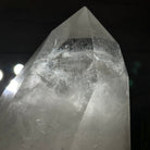 Clear Quartz Crystal Point on Rotating Base, 40.1 lbs & 18.4" Tall #3120CQ-008 - Brazil GemsBrazil GemsClear Quartz Crystal Point on Rotating Base, 40.1 lbs & 18.4" Tall #3120CQ-008Crystal Points3120CQ-008