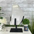 Clear Quartz Crystal Point on Rotating Base, 40.1 lbs & 18.4" Tall #3120CQ-008 - Brazil GemsBrazil GemsClear Quartz Crystal Point on Rotating Base, 40.1 lbs & 18.4" Tall #3120CQ-008Crystal Points3120CQ-008