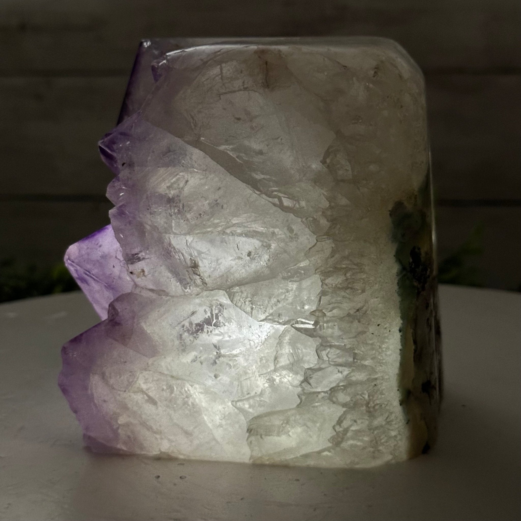 Drusy Amethyst Night Light 4 lbs & 4.4" Tall #5800AM-012 - Brazil GemsBrazil GemsDrusy Amethyst Night Light 4 lbs & 4.4" Tall #5800AM-012Night Lights5800AM-012