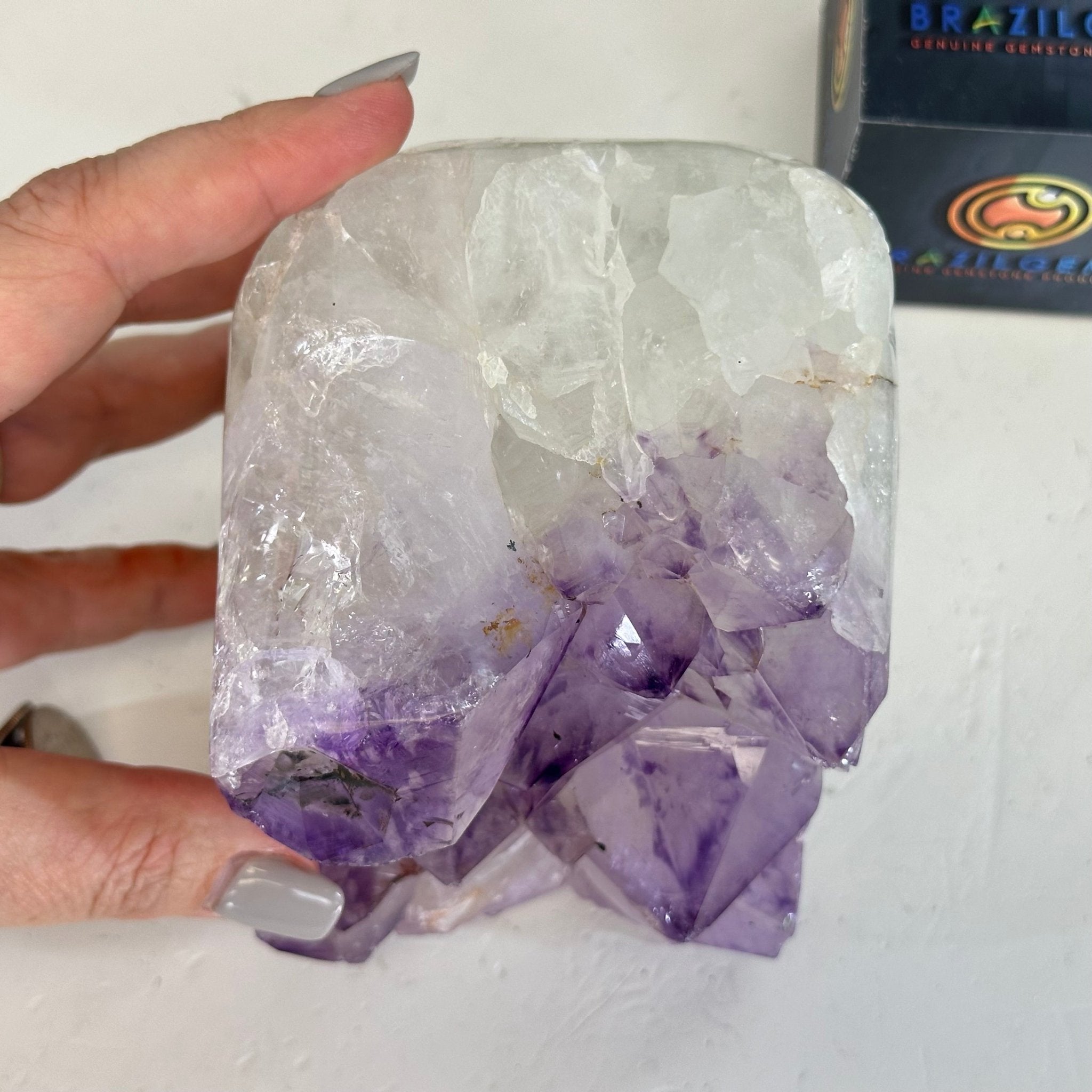 Drusy Amethyst Night Light 4 lbs & 4.4" Tall #5800AM-012 - Brazil GemsBrazil GemsDrusy Amethyst Night Light 4 lbs & 4.4" Tall #5800AM-012Night Lights5800AM-012