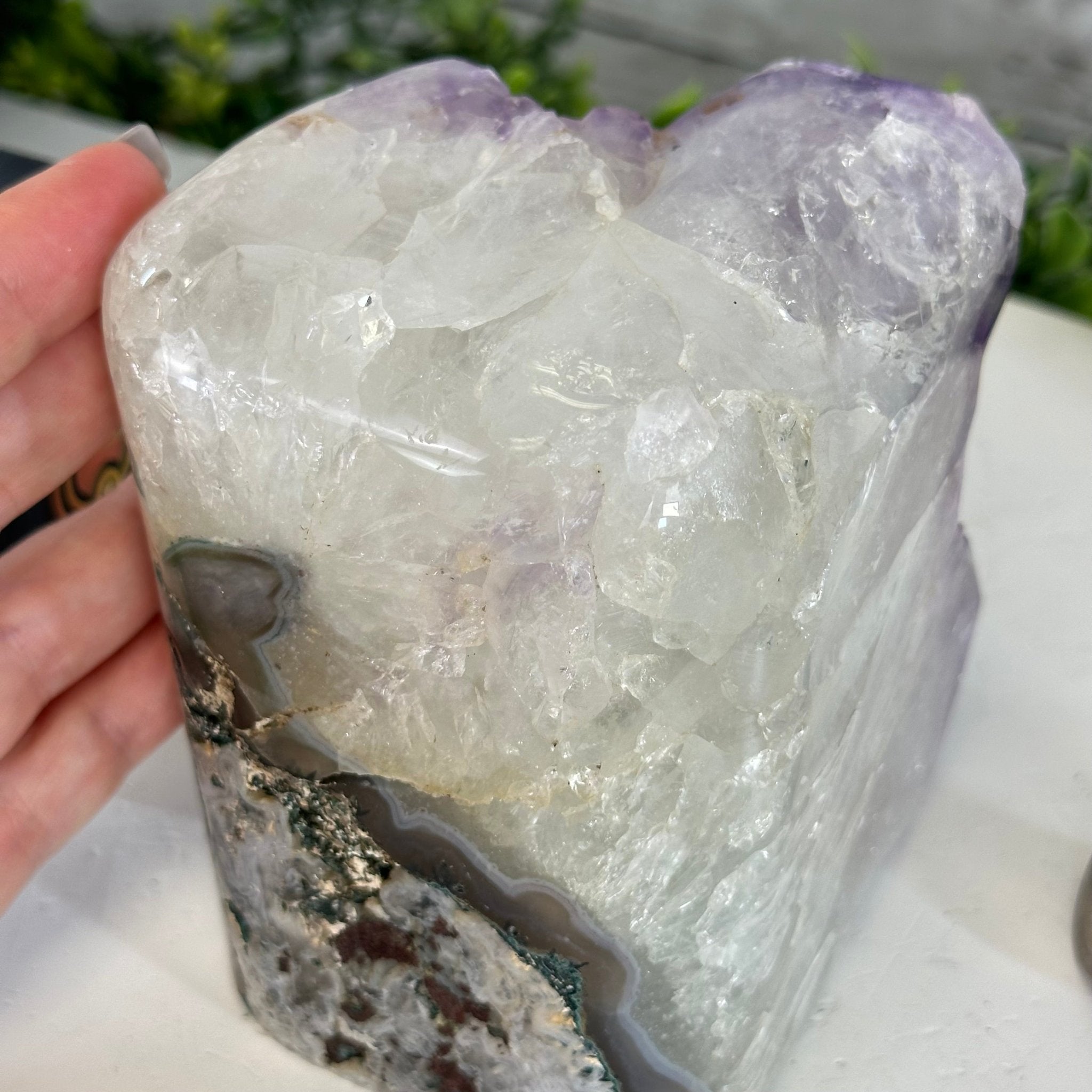 Drusy Amethyst Night Light 4 lbs & 4.4" Tall #5800AM-012 - Brazil GemsBrazil GemsDrusy Amethyst Night Light 4 lbs & 4.4" Tall #5800AM-012Night Lights5800AM-012