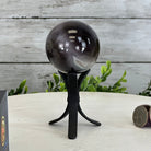 Druzy Agate Sphere on a Metal Stand, 0.6 lbs & 4.8" Tall #5634-0002 - Brazil GemsBrazil GemsDruzy Agate Sphere on a Metal Stand, 0.6 lbs & 4.8" Tall #5634-0002Spheres5634-0002