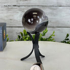Druzy Agate Sphere on a Metal Stand, 0.6 lbs & 4.8" Tall #5634-0002 - Brazil GemsBrazil GemsDruzy Agate Sphere on a Metal Stand, 0.6 lbs & 4.8" Tall #5634-0002Spheres5634-0002