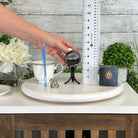 Druzy Agate Sphere on a Metal Stand, 0.6 lbs & 4.8" Tall #5634-0002 - Brazil GemsBrazil GemsDruzy Agate Sphere on a Metal Stand, 0.6 lbs & 4.8" Tall #5634-0002Spheres5634-0002