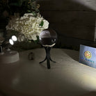 Druzy Agate Sphere on a Metal Stand, 0.6 lbs & 4.8" Tall #5634-0002 - Brazil GemsBrazil GemsDruzy Agate Sphere on a Metal Stand, 0.6 lbs & 4.8" Tall #5634-0002Spheres5634-0002