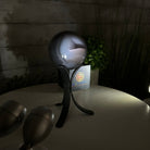 Druzy Agate Sphere on a Metal Stand, 0.9 lbs & 6.3" Tall #5634-0003 - Brazil GemsBrazil GemsDruzy Agate Sphere on a Metal Stand, 0.9 lbs & 6.3" Tall #5634-0003Spheres5634-0003