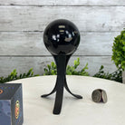 Druzy Agate Sphere on a Metal Stand, 0.9 lbs & 6.3" Tall #5634-0003 - Brazil GemsBrazil GemsDruzy Agate Sphere on a Metal Stand, 0.9 lbs & 6.3" Tall #5634-0003Spheres5634-0003