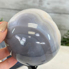 Druzy Agate Sphere on a Metal Stand, 2.1 lbs & 7.5" Tall #5634 - 0010 - Brazil GemsBrazil GemsDruzy Agate Sphere on a Metal Stand, 2.1 lbs & 7.5" Tall #5634 - 0010Spheres5634 - 0010