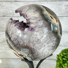 Druzy Amethyst Sphere on a Metal Base, 10.7 lbs & 12" Tall #5630-0073 - Brazil GemsBrazil GemsDruzy Amethyst Sphere on a Metal Base, 10.7 lbs & 12" Tall #5630-0073Spheres5630-0073