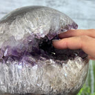 Druzy Amethyst Sphere on a Metal Base, 10.7 lbs & 12" Tall #5630-0073 - Brazil GemsBrazil GemsDruzy Amethyst Sphere on a Metal Base, 10.7 lbs & 12" Tall #5630-0073Spheres5630-0073