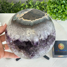 Druzy Amethyst Sphere on a Metal Base, 10.7 lbs & 12" Tall #5630-0073 - Brazil GemsBrazil GemsDruzy Amethyst Sphere on a Metal Base, 10.7 lbs & 12" Tall #5630-0073Spheres5630-0073
