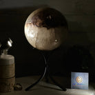 Druzy Amethyst Sphere on a Metal Base, 11 lbs & 12.2" Tall #5630-0074 - Brazil GemsBrazil GemsDruzy Amethyst Sphere on a Metal Base, 11 lbs & 12.2" Tall #5630-0074Spheres5630-0074