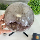 Druzy Amethyst Sphere on a Metal Base, 11 lbs & 12.2" Tall #5630-0074 - Brazil GemsBrazil GemsDruzy Amethyst Sphere on a Metal Base, 11 lbs & 12.2" Tall #5630-0074Spheres5630-0074