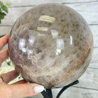 Druzy Amethyst Sphere on a Metal Base, 11 lbs & 12.2" Tall #5630-0074 - Brazil GemsBrazil GemsDruzy Amethyst Sphere on a Metal Base, 11 lbs & 12.2" Tall #5630-0074Spheres5630-0074