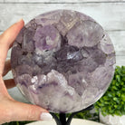 Druzy Amethyst Sphere on a Metal Base, 9.7 lbs & 12" Tall #5630-0070 - Brazil GemsBrazil GemsDruzy Amethyst Sphere on a Metal Base, 9.7 lbs & 12" Tall #5630-0070Spheres5630-0070