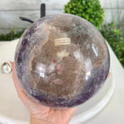 Druzy Amethyst Sphere on a Metal Base, 9.7 lbs & 12" Tall #5630-0070 - Brazil GemsBrazil GemsDruzy Amethyst Sphere on a Metal Base, 9.7 lbs & 12" Tall #5630-0070Spheres5630-0070