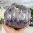Druzy Amethyst Sphere on a Metal Base, 9.7 lbs & 12" Tall #5630-0070 - Brazil GemsBrazil GemsDruzy Amethyst Sphere on a Metal Base, 9.7 lbs & 12" Tall #5630-0070Spheres5630-0070