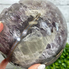 Druzy Amethyst Sphere on a Metal Base, 9.9 lbs & 12" Tall #5630-0071 - Brazil GemsBrazil GemsDruzy Amethyst Sphere on a Metal Base, 9.9 lbs & 12" Tall #5630-0071Spheres5630-0071