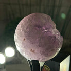 Druzy Amethyst Sphere on a Metal Stand, 1.2 lbs & 6.8" Tall #5630-0039 - Brazil GemsBrazil GemsDruzy Amethyst Sphere on a Metal Stand, 1.2 lbs & 6.8" Tall #5630-0039Spheres5630-0039