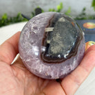 Druzy Amethyst Sphere on a Metal Stand, 1.2 lbs & 6.8" Tall #5630-0039 - Brazil GemsBrazil GemsDruzy Amethyst Sphere on a Metal Stand, 1.2 lbs & 6.8" Tall #5630-0039Spheres5630-0039