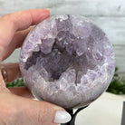 Druzy Amethyst Sphere on a Metal Stand, 2.1 lbs & 7.6" Tall #5630-0044 - Brazil GemsBrazil GemsDruzy Amethyst Sphere on a Metal Stand, 2.1 lbs & 7.6" Tall #5630-0044Spheres5630-0044