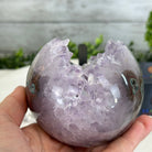 Druzy Amethyst Sphere on a Metal Stand, 2.1 lbs & 7.6" Tall #5630-0044 - Brazil GemsBrazil GemsDruzy Amethyst Sphere on a Metal Stand, 2.1 lbs & 7.6" Tall #5630-0044Spheres5630-0044