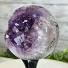 Druzy Amethyst Sphere on a Metal Stand, 2.5 lbs & 7.8" Tall #5630-0047 - Brazil GemsBrazil GemsDruzy Amethyst Sphere on a Metal Stand, 2.5 lbs & 7.8" Tall #5630-0047Spheres5630-0047