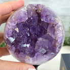 Druzy Amethyst Sphere on a Metal Stand, 2.5 lbs & 7.8" Tall #5630-0047 - Brazil GemsBrazil GemsDruzy Amethyst Sphere on a Metal Stand, 2.5 lbs & 7.8" Tall #5630-0047Spheres5630-0047