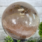 Druzy Amethyst Sphere on a Metal Stand, 2.7 lbs & 8.3" Tall #5630-0051 - Brazil GemsBrazil GemsDruzy Amethyst Sphere on a Metal Stand, 2.7 lbs & 8.3" Tall #5630-0051Spheres5630-0051