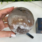 Druzy Amethyst Sphere on a Metal Stand, 2.7 lbs & 8.3" Tall #5630-0051 - Brazil GemsBrazil GemsDruzy Amethyst Sphere on a Metal Stand, 2.7 lbs & 8.3" Tall #5630-0051Spheres5630-0051