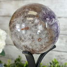 Druzy Amethyst Sphere on a Metal Stand, 2.7 lbs & 8.4" Tall #5630-0052 - Brazil GemsBrazil GemsDruzy Amethyst Sphere on a Metal Stand, 2.7 lbs & 8.4" Tall #5630-0052Spheres5630-0052