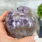 Druzy Amethyst Sphere on a Metal Stand, 2.7 lbs & 8.4" Tall #5630-0052 - Brazil GemsBrazil GemsDruzy Amethyst Sphere on a Metal Stand, 2.7 lbs & 8.4" Tall #5630-0052Spheres5630-0052