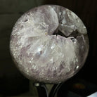 Druzy Amethyst Sphere on a Metal Stand, 3.4 lbs & 8.7" Tall #5630-0054 - Brazil GemsBrazil GemsDruzy Amethyst Sphere on a Metal Stand, 3.4 lbs & 8.7" Tall #5630-0054Spheres5630-0054
