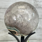 Druzy Amethyst Sphere on a Metal Stand, 3.8 lbs & 8.7" Tall #5630-0058 - Brazil GemsBrazil GemsDruzy Amethyst Sphere on a Metal Stand, 3.8 lbs & 8.7" Tall #5630-0058Spheres5630-0058