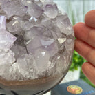 Druzy Amethyst Sphere on a Metal Stand, 4.1 lbs & 9" Tall #5630-0060 - Brazil GemsBrazil GemsDruzy Amethyst Sphere on a Metal Stand, 4.1 lbs & 9" Tall #5630-0060Spheres5630-0060