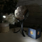 Druzy Amethyst Sphere on a Metal Stand, 4.1 lbs & 9" Tall #5630-0060 - Brazil GemsBrazil GemsDruzy Amethyst Sphere on a Metal Stand, 4.1 lbs & 9" Tall #5630-0060Spheres5630-0060