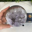 Druzy Amethyst Sphere on a Metal Stand, 4.1 lbs & 9" Tall #5630-0060 - Brazil GemsBrazil GemsDruzy Amethyst Sphere on a Metal Stand, 4.1 lbs & 9" Tall #5630-0060Spheres5630-0060