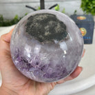 Druzy Amethyst Sphere on a Metal Stand, 4.2 lbs & 9.1" Tall #5630-0061 - Brazil GemsBrazil GemsDruzy Amethyst Sphere on a Metal Stand, 4.2 lbs & 9.1" Tall #5630-0061Spheres5630-0061
